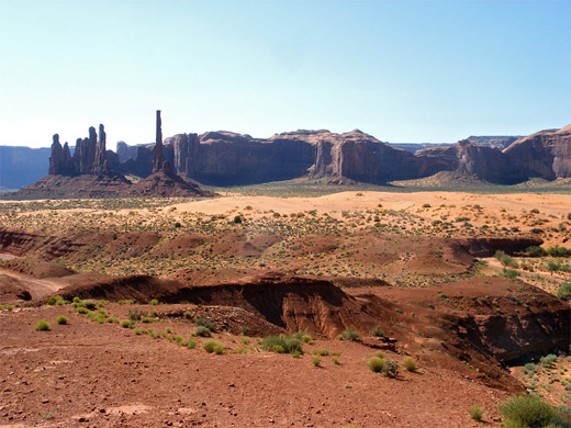 Totem Pole and Sand Spring