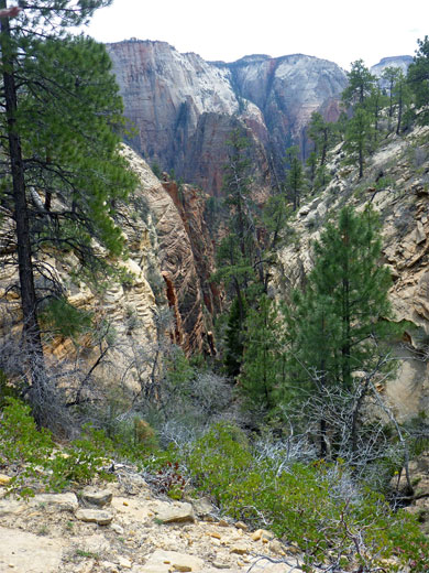 The upper end of Refrigerator Canyon