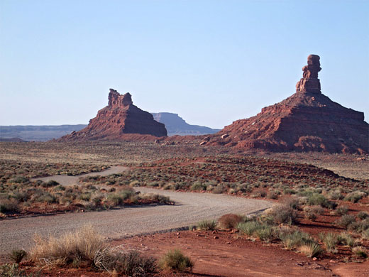 Road through the valley - view south