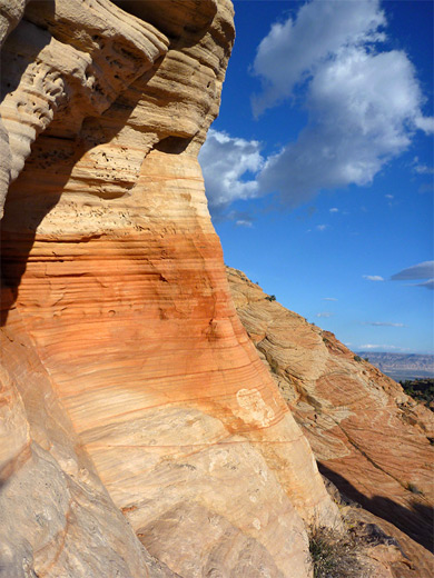 Stripy cliffs