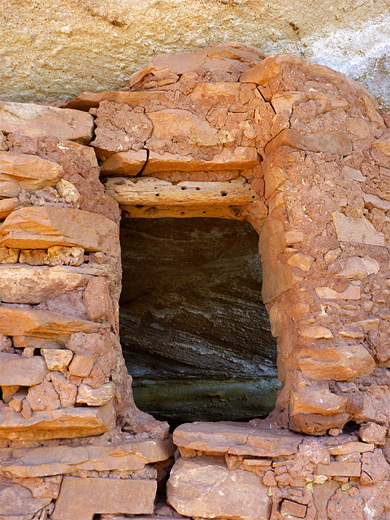 Doorway, part of the Yellow House Ruins