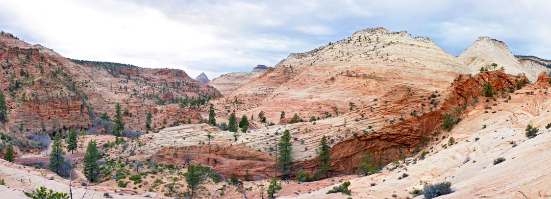 Panorama above Clear Creek