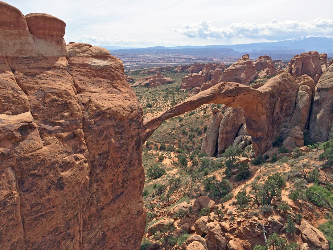 Above Landscape Arch