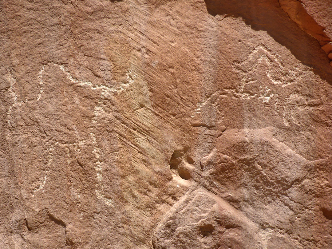 Faint petroglyhs