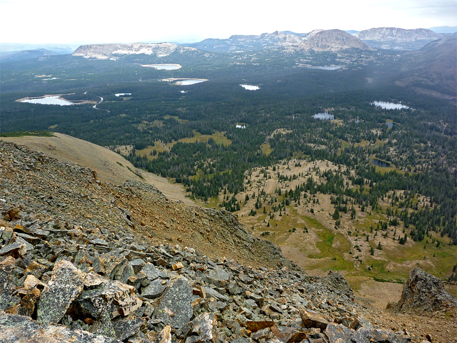 Hillside to the southwest