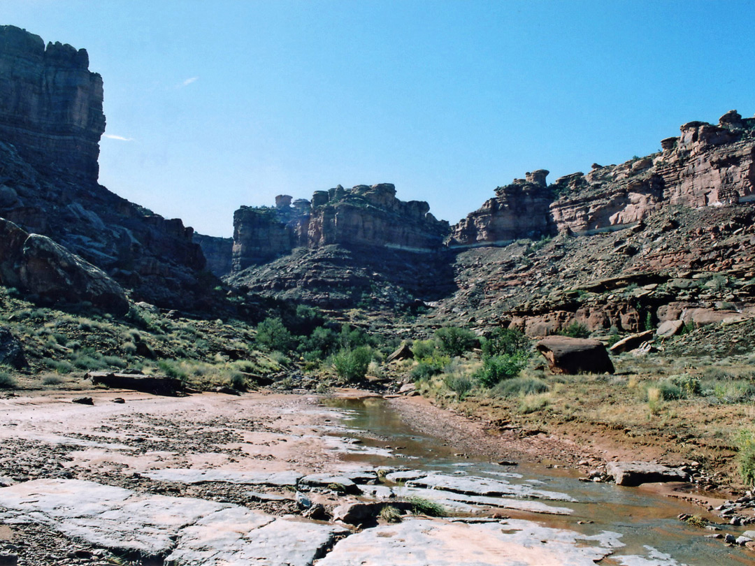 Wide part of the canyon