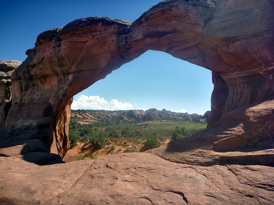 North side of Broken Arch