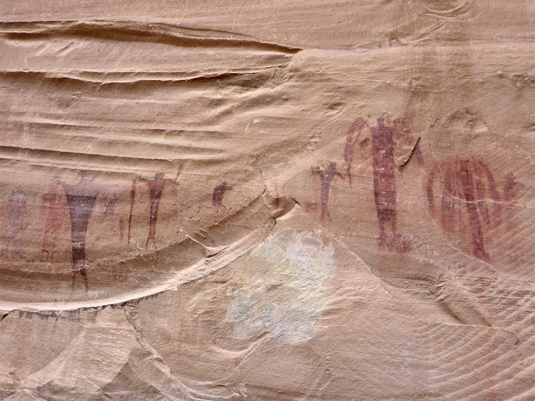 Row of pictographs