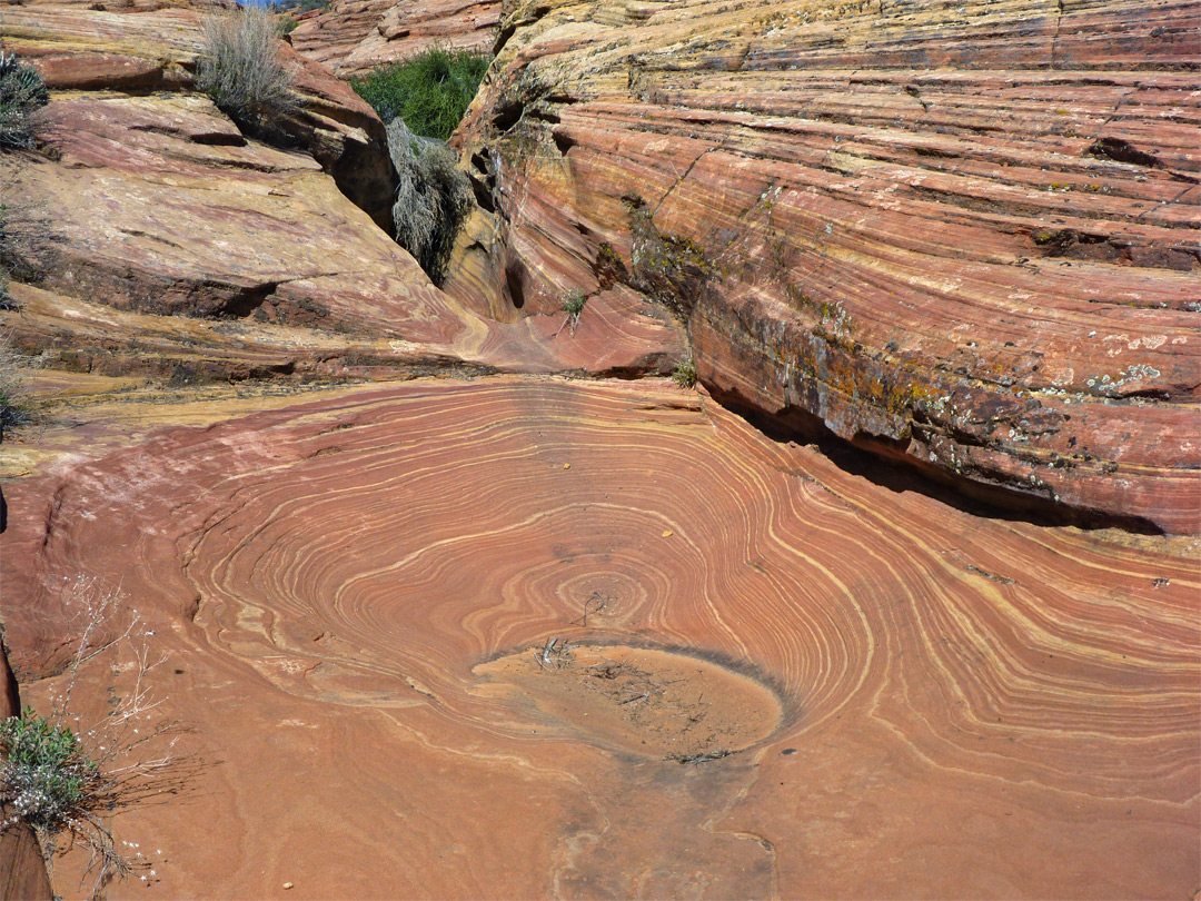 Stripy sandstone