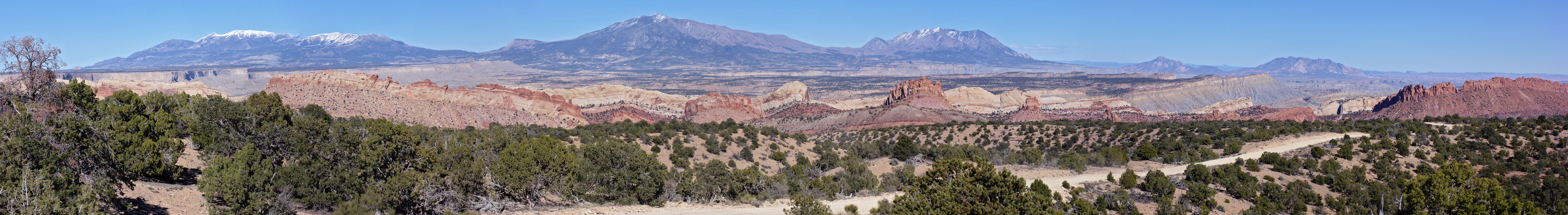 Waterpocket Fold and the Henry Mountains