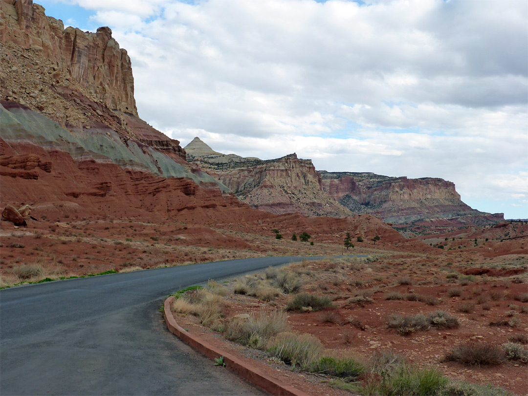 The scenic drive Capitol Reef National Park, Utah