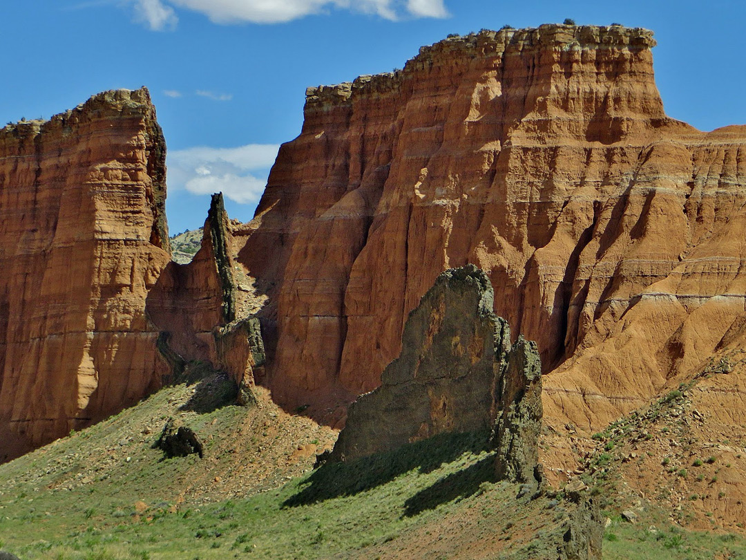 Dike in Cathedral Valley