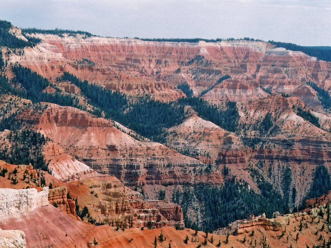 View from the summit road