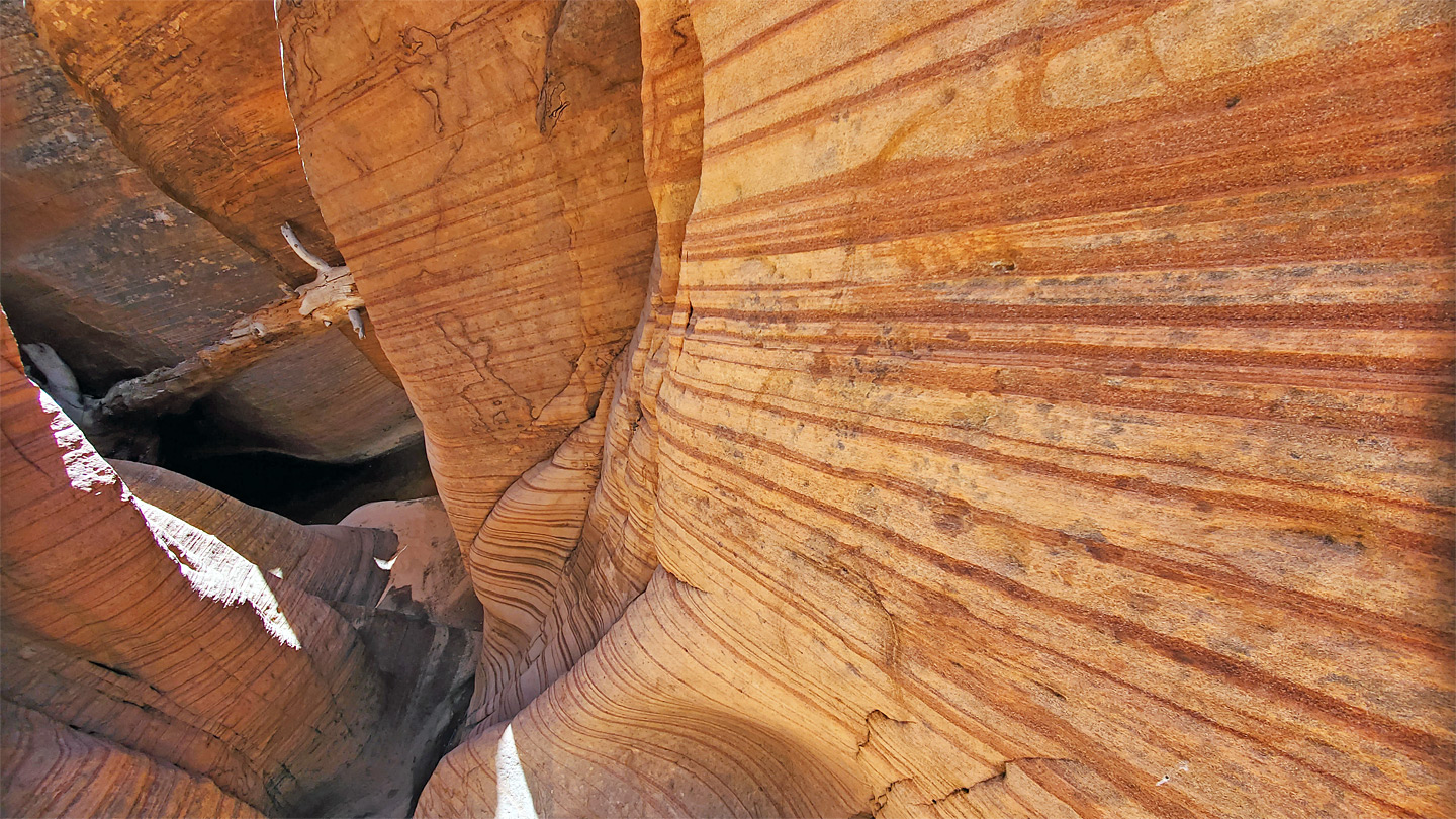 Stripy sandstone
