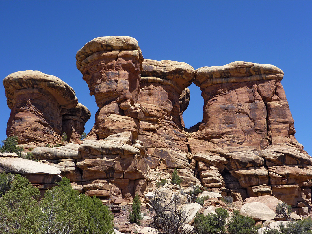 Arch and pinnacles