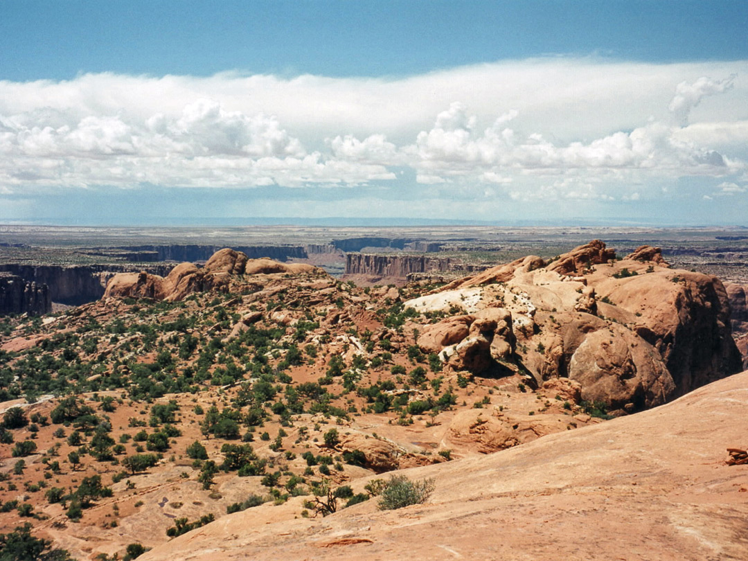 Rocks above Upheaval Canyon