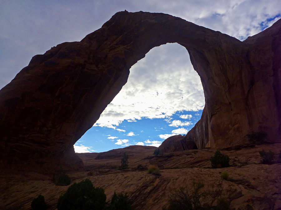 Corona Arch in shadow