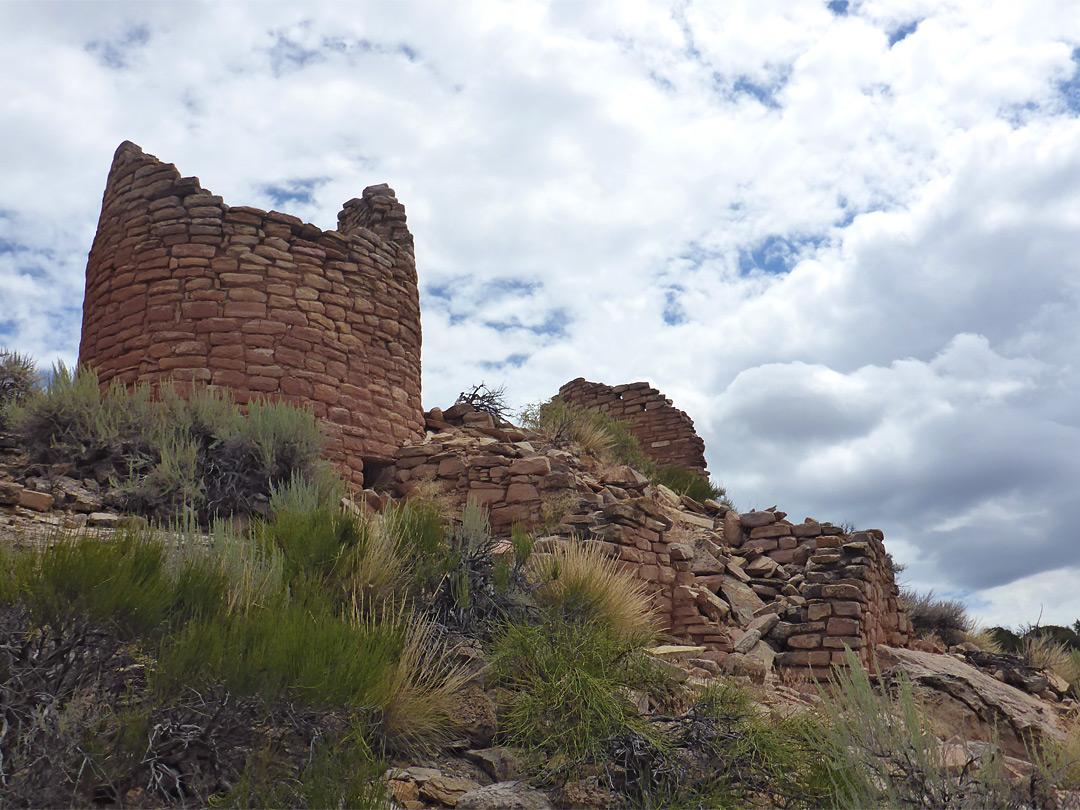 Clouds above the canyon