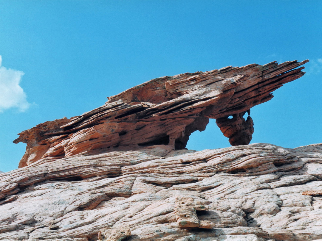 Eroded rock near Davis Gulch