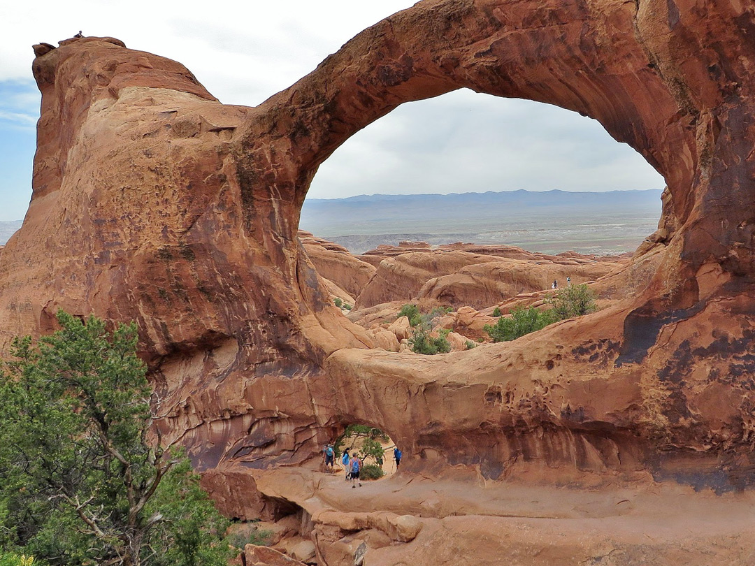 Far side of Double O Arch