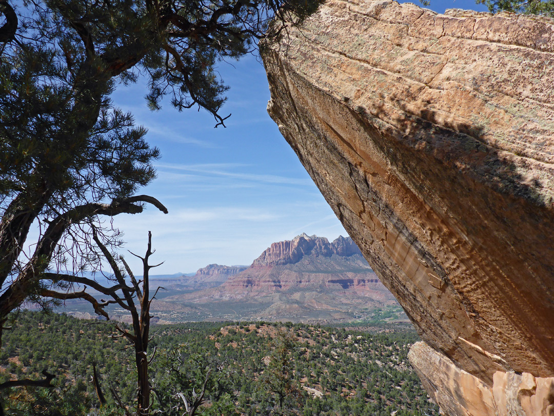 Slanted rock