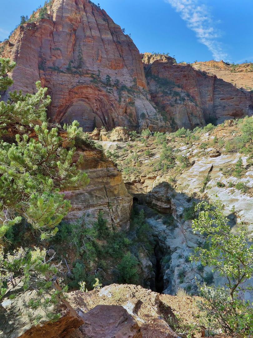 Cliffs above Pine Creek