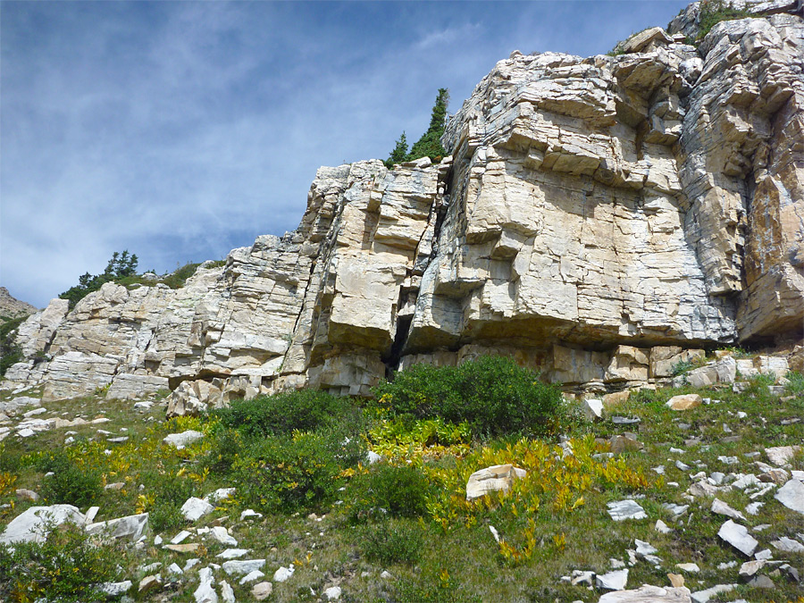 Cliffs above Faxon Lake