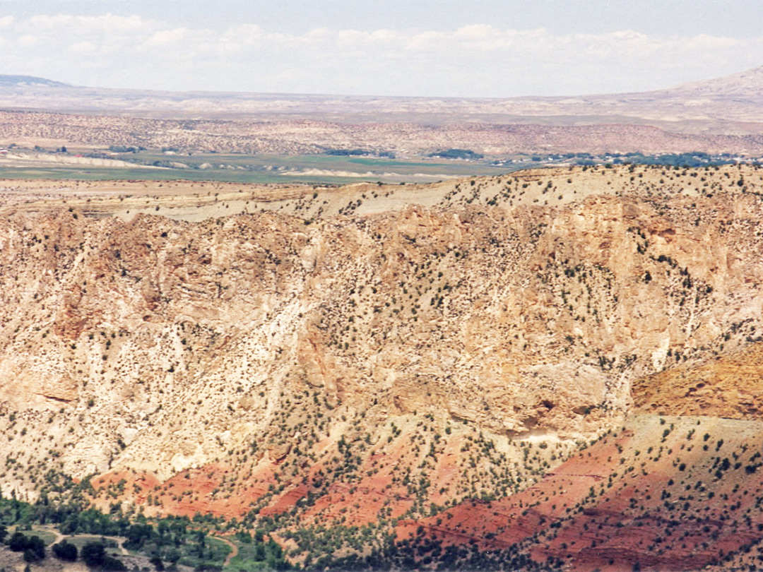 Cliffs of Sheep Creek Canyon