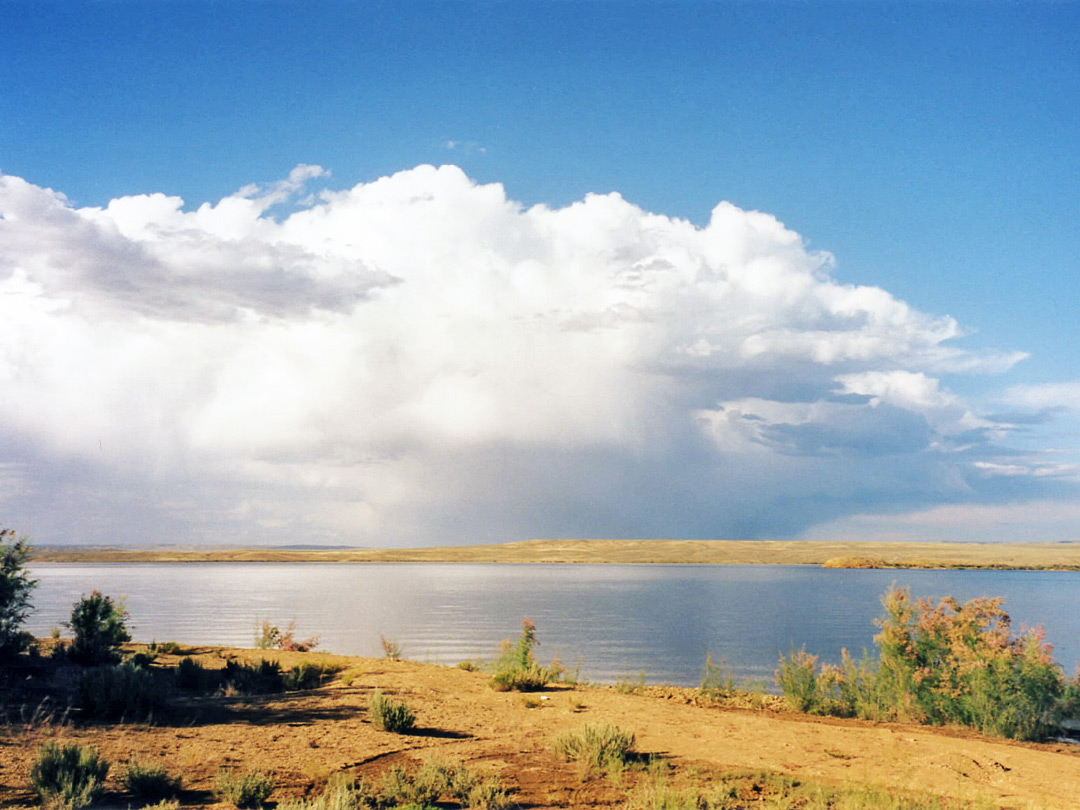 Thundercloud above Flaming Gorge