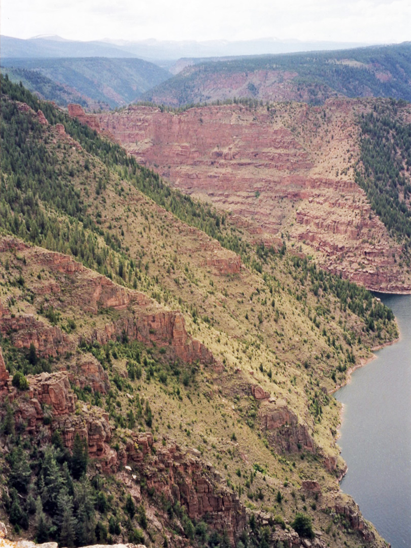 Cliffs below the visitor center