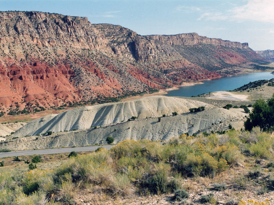 Wide view of Sheep Creek Bay