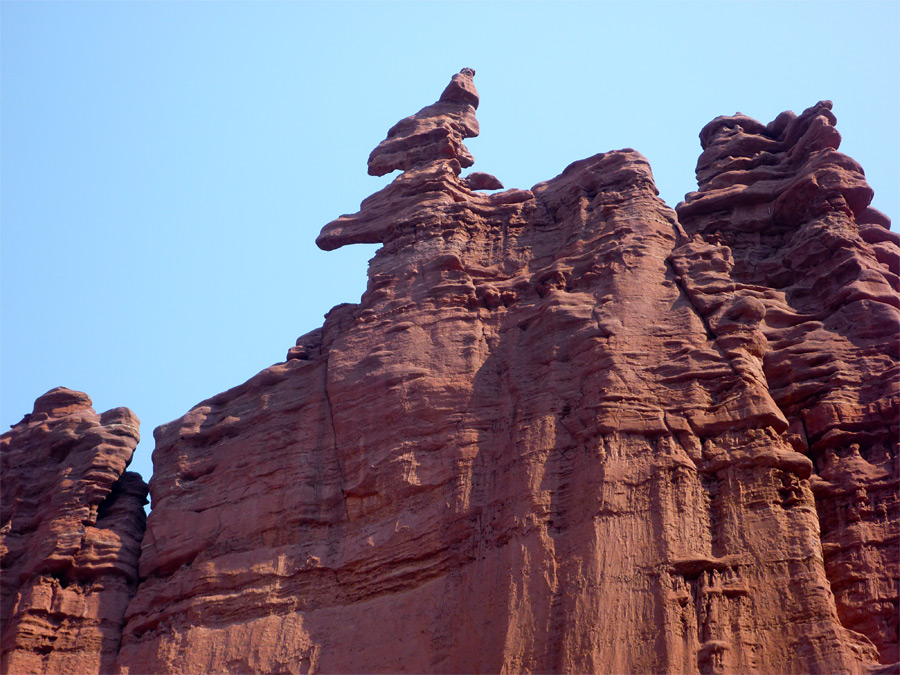 Eroded rocks