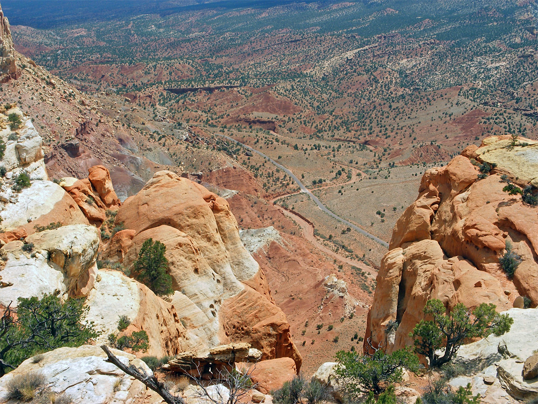 West side of Capitol Reef