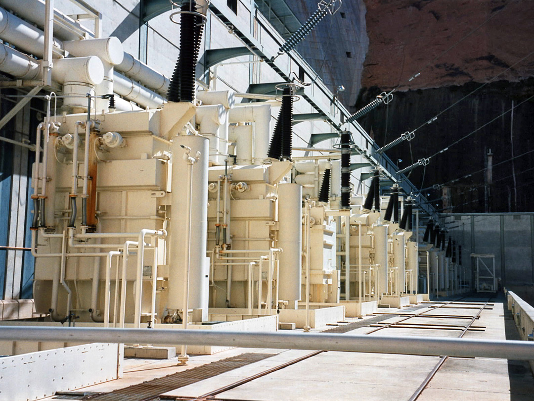 Transformers at Glen Canyon Dam