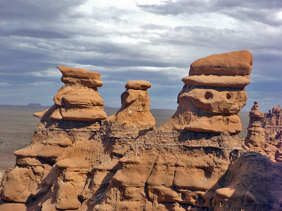 Hoodoos on a ridge