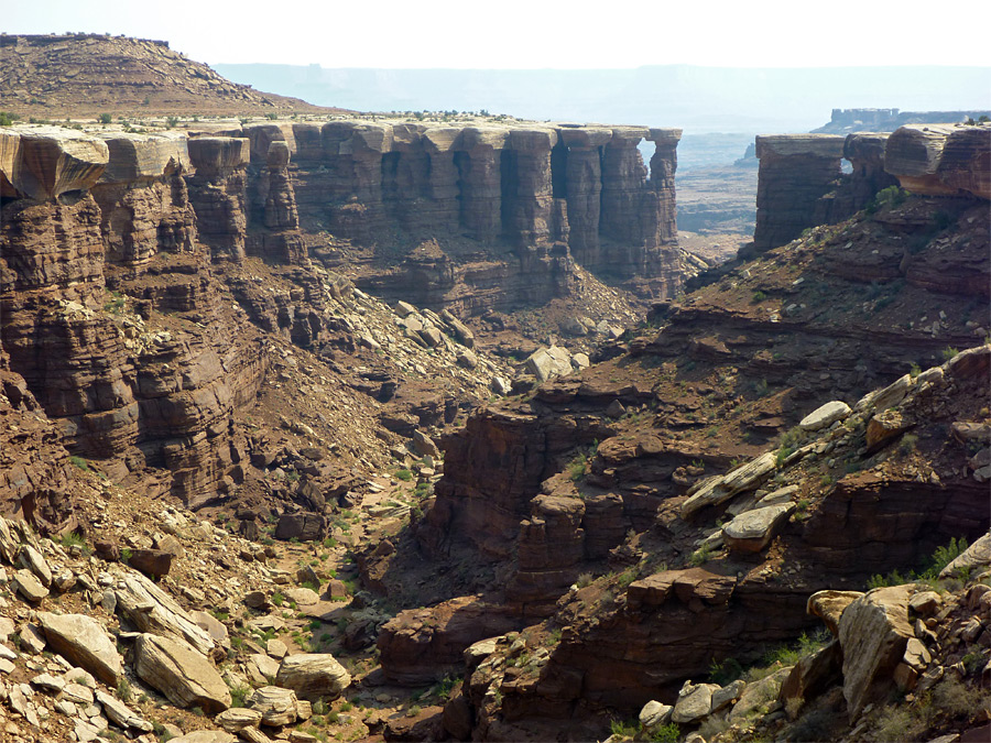 Upper end of Gooseberry Canyon