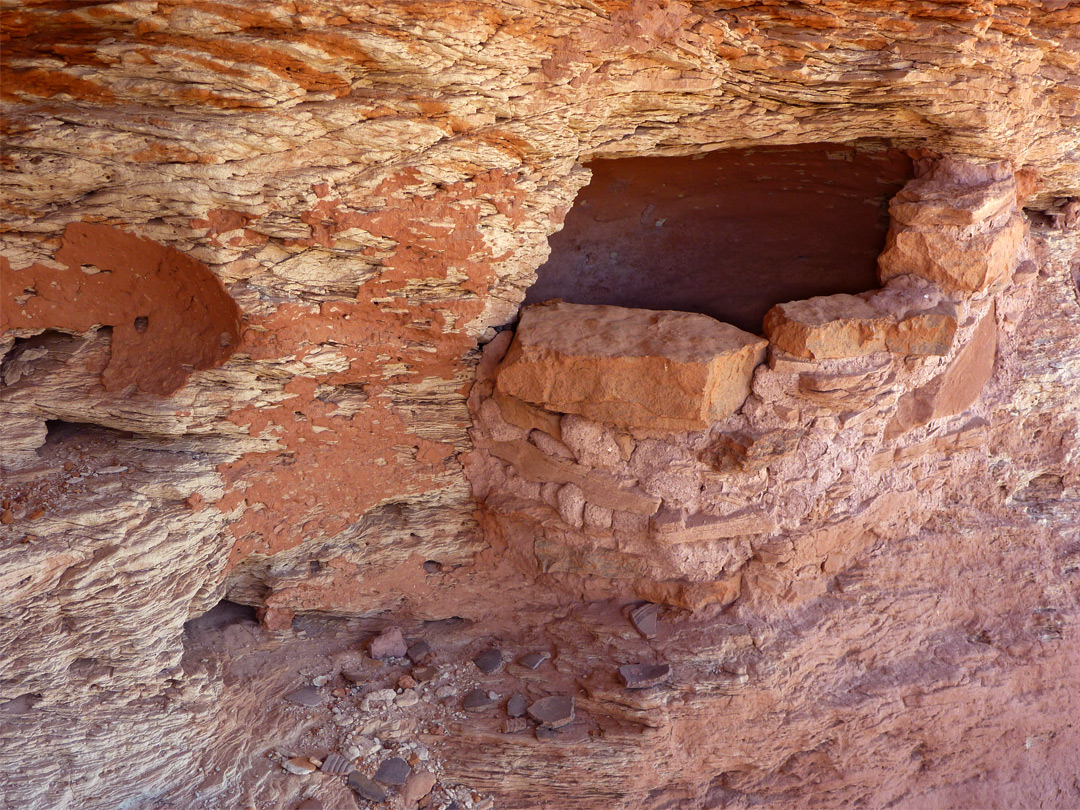 Granary in an alcove