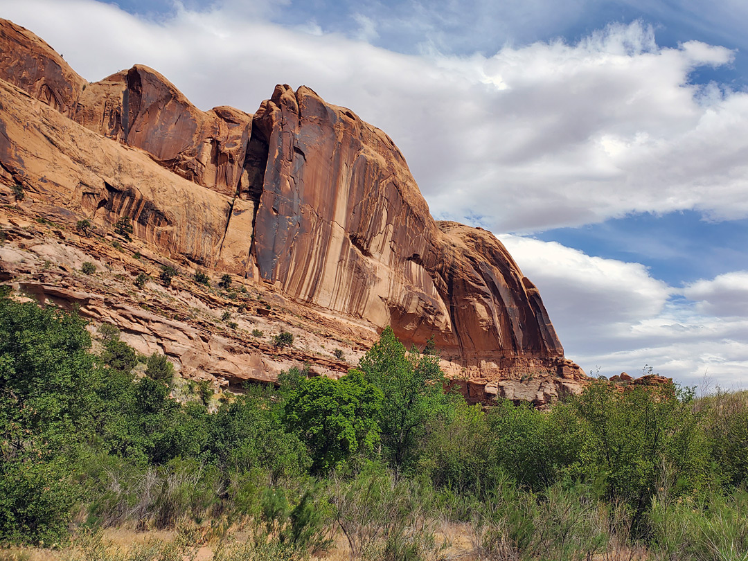 Cliffs near the trailhead