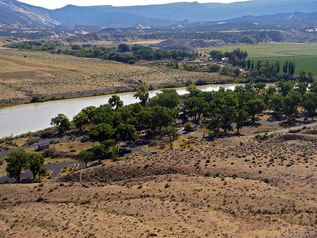 Campsite by the Green River