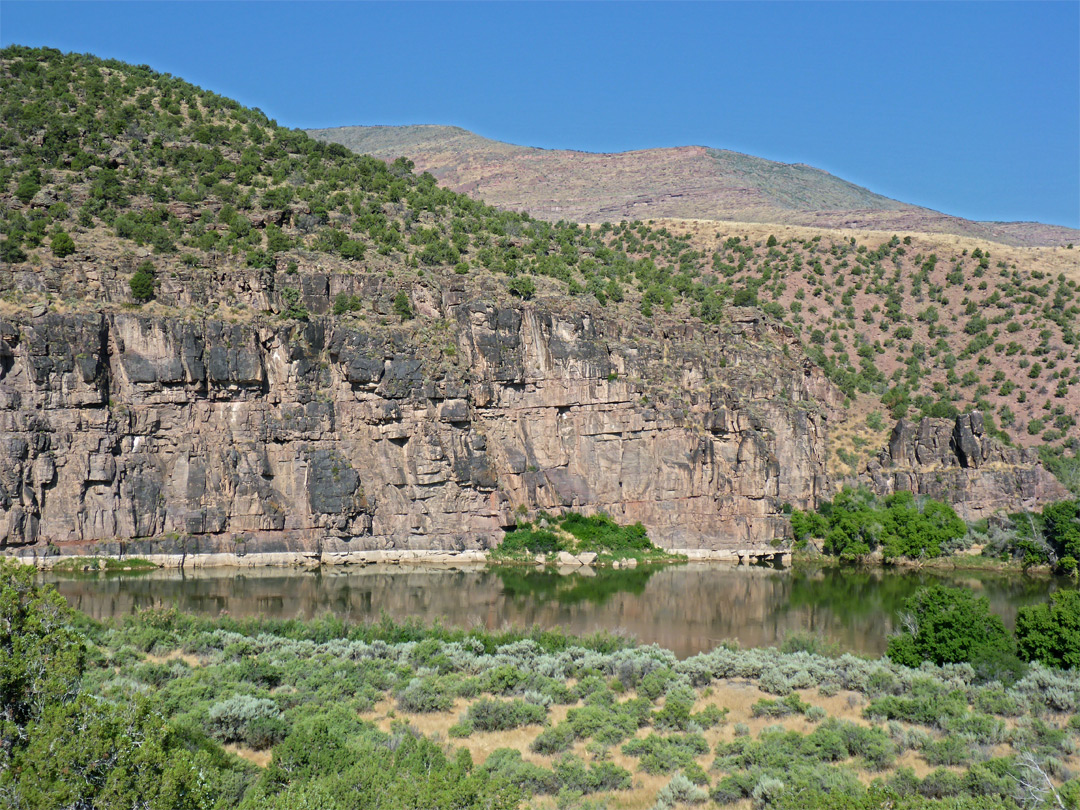 Cliffs by the river