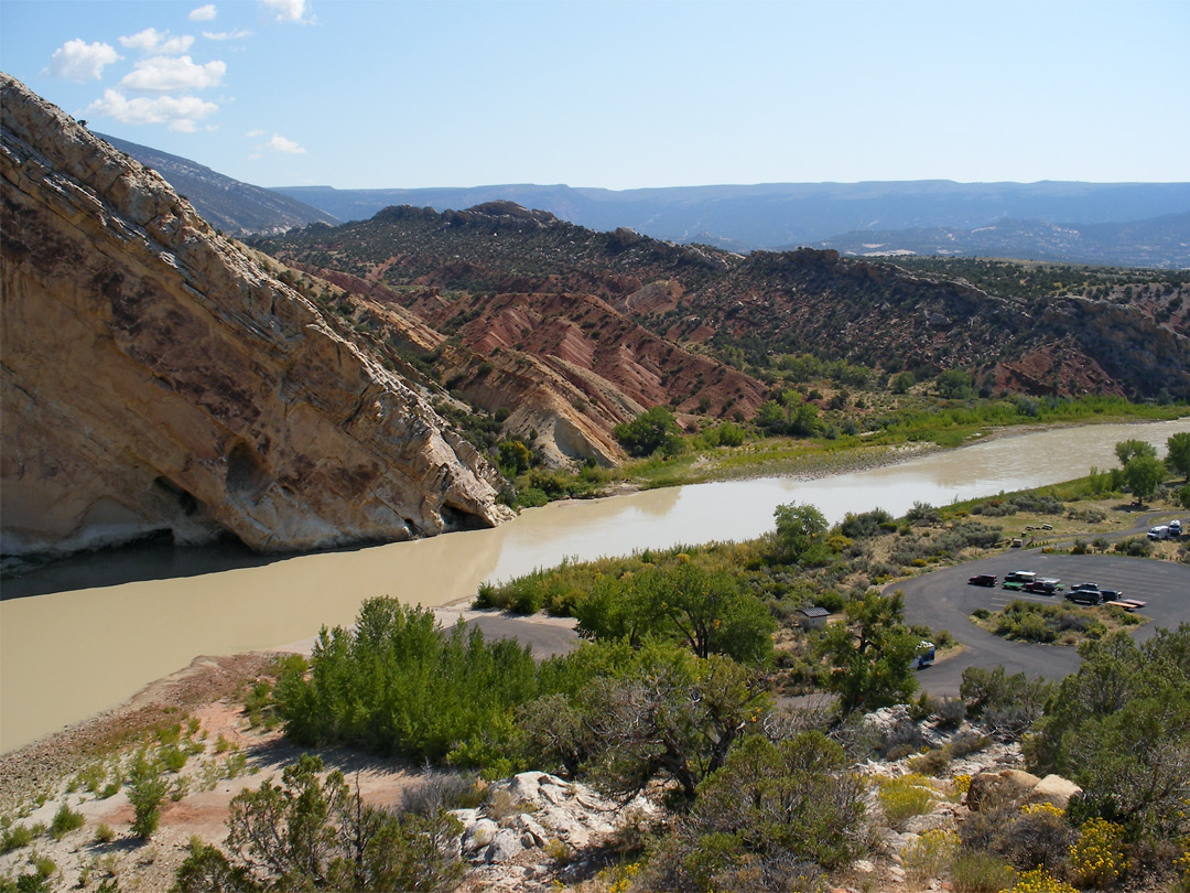 Green River, by Split Mountain