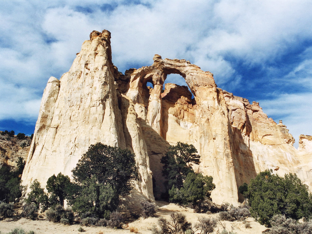 Wide view of Grosvenor Arch