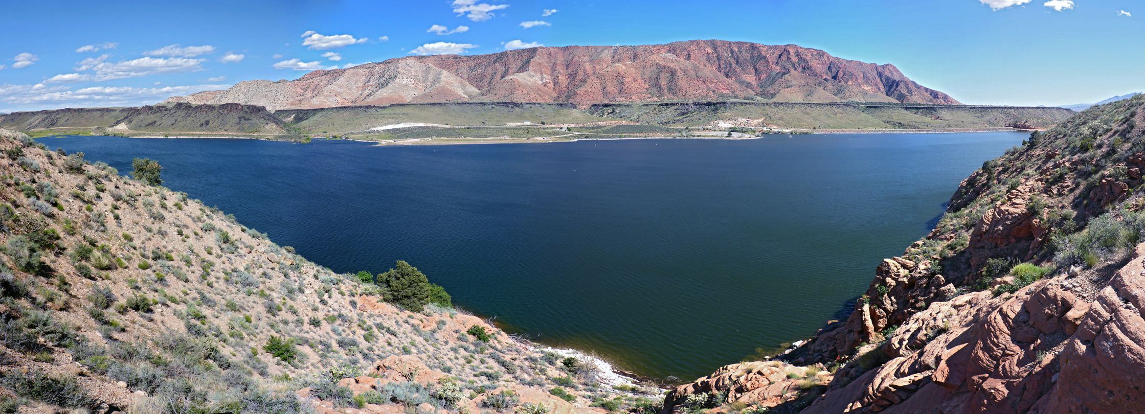 West side of the reservoir