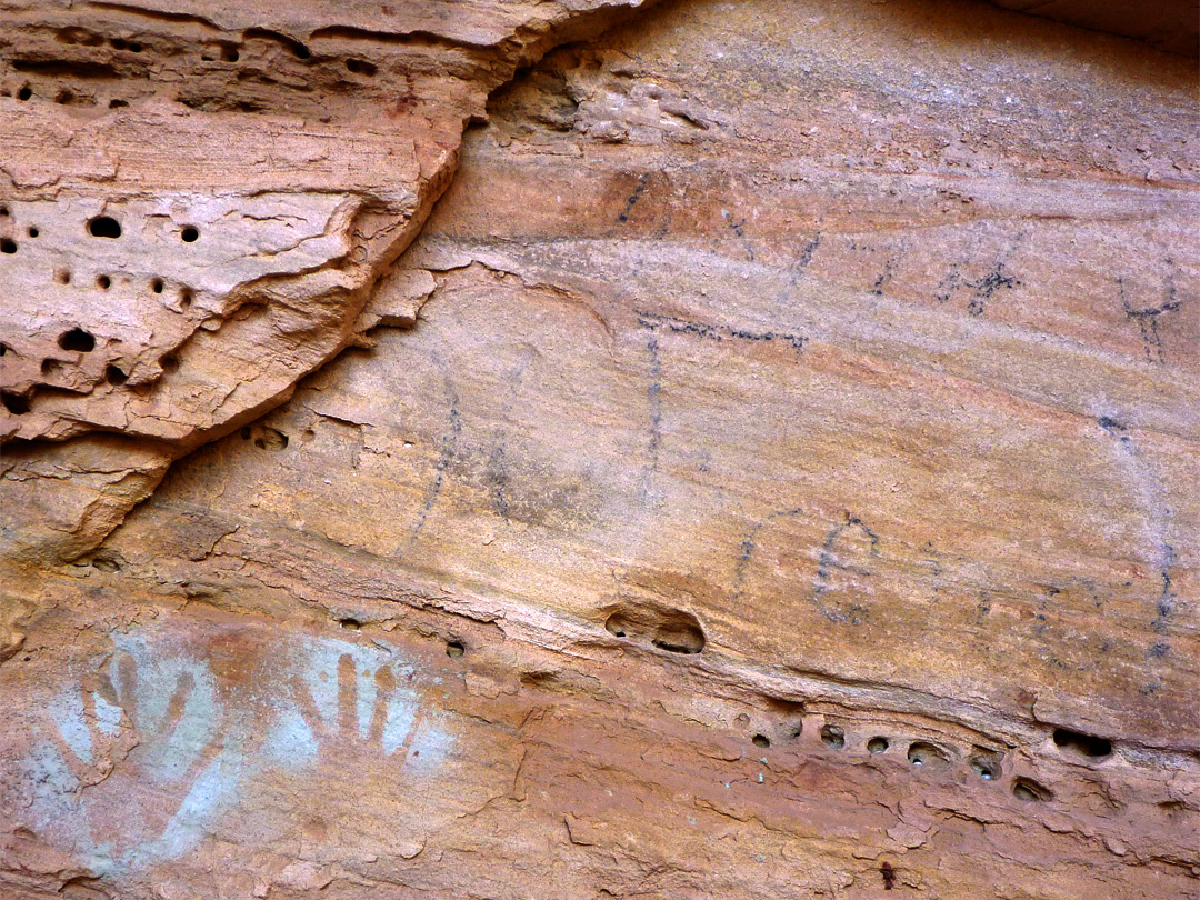 Handprints and signatures