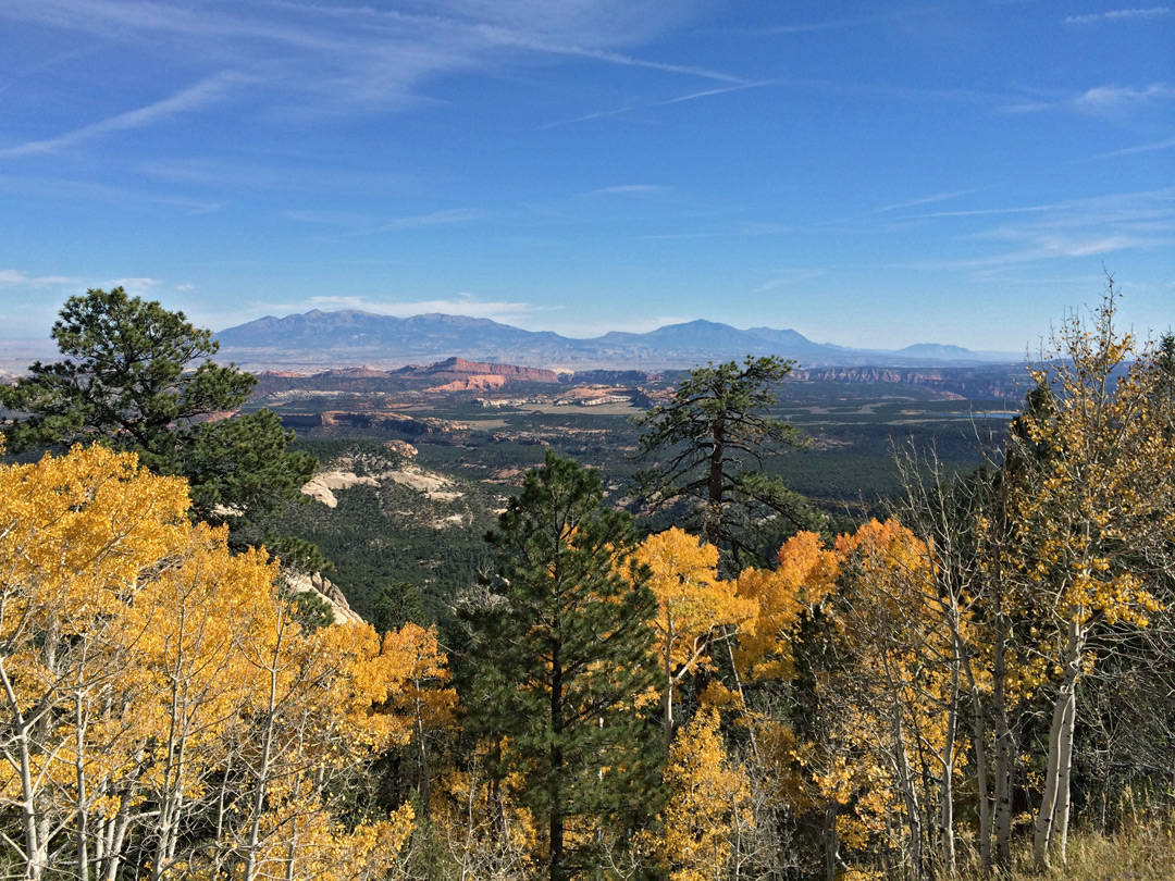 The distant Henry Mountains