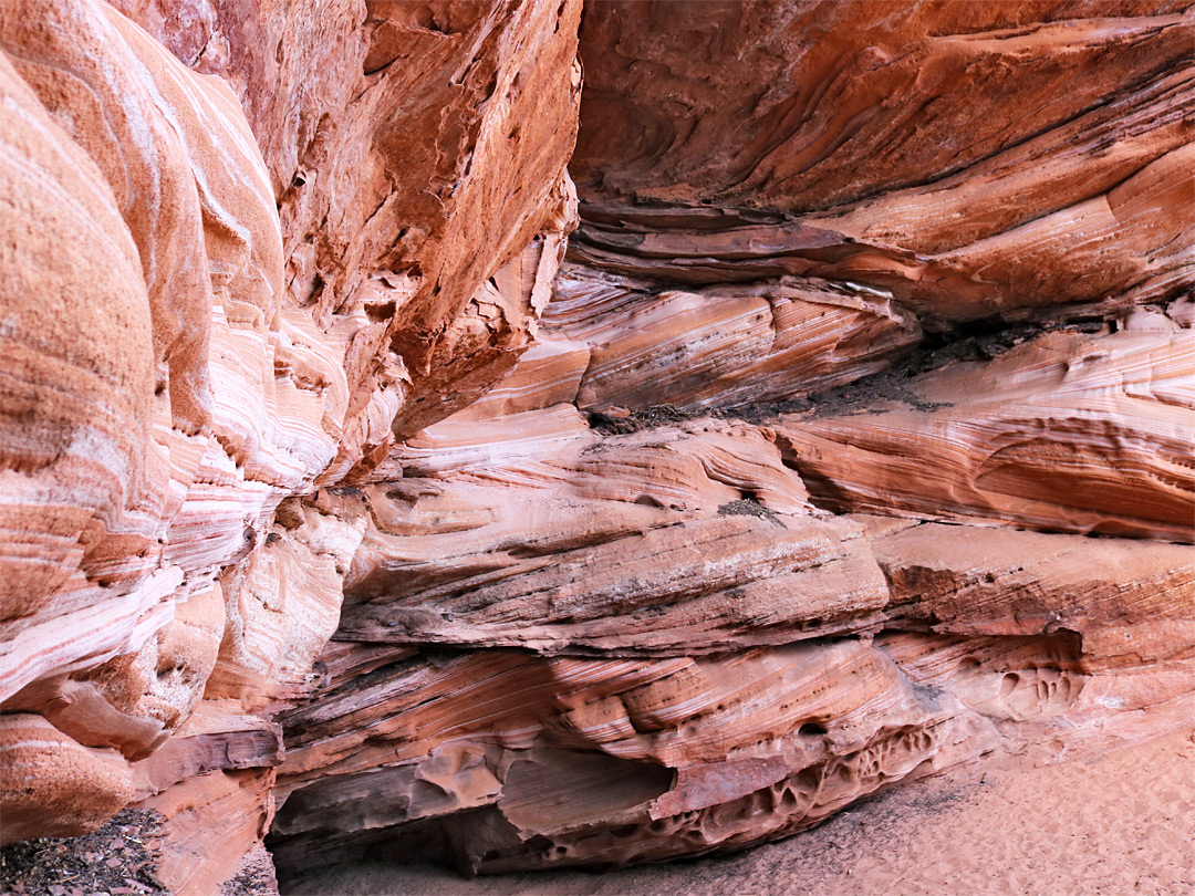 Cross-bedded sandstone