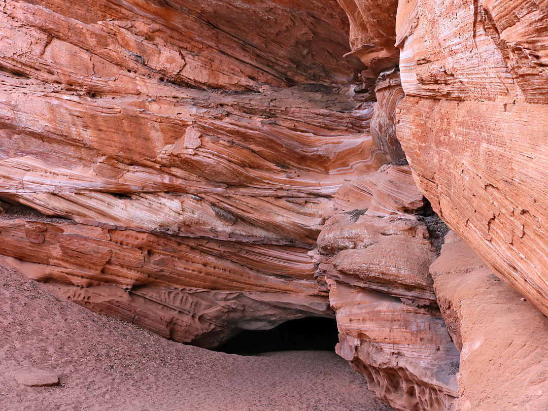 Orange-white sandstone