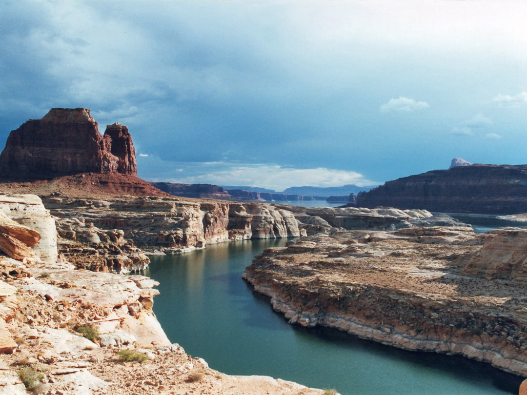 Lower end of the Dirty Devil River