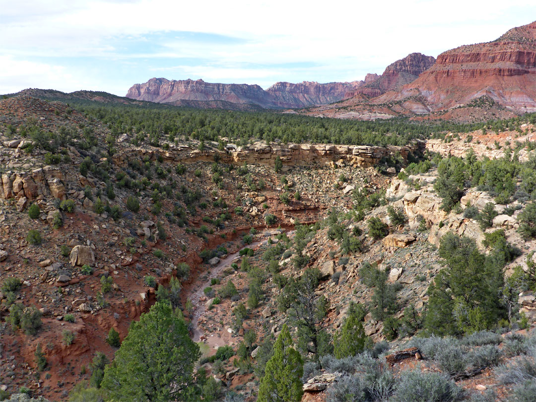 Huber Wash - upstream