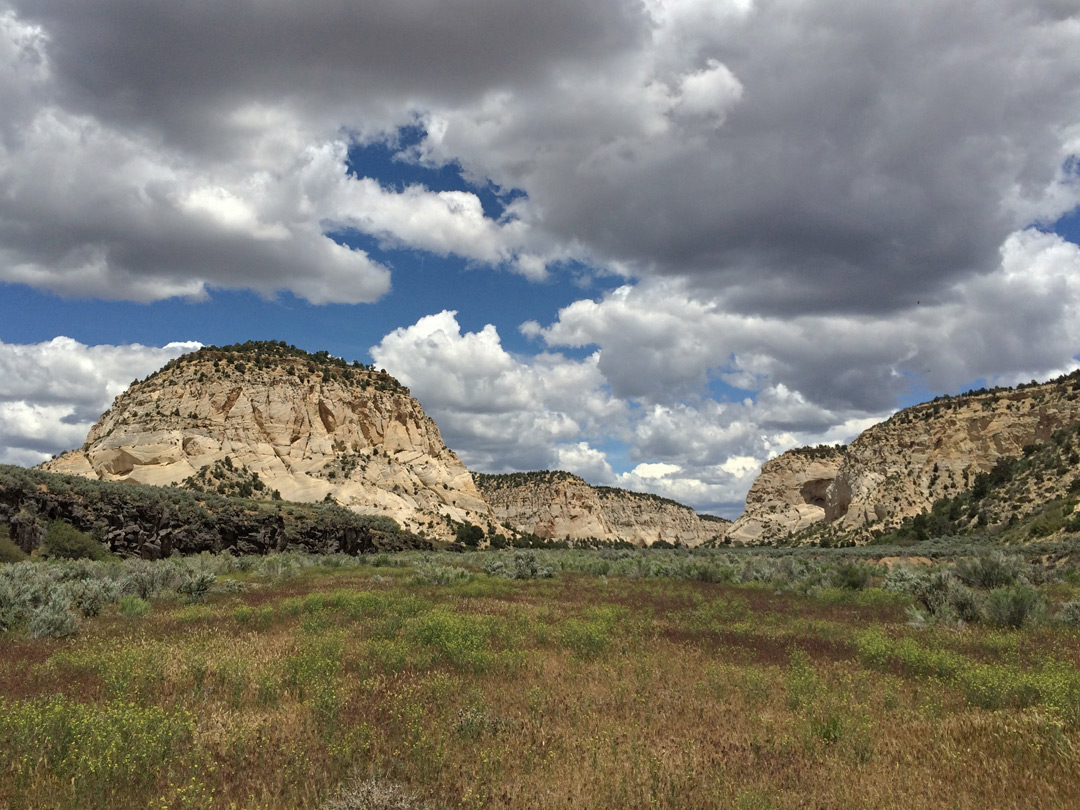 Cliffs in Johnson Canyon